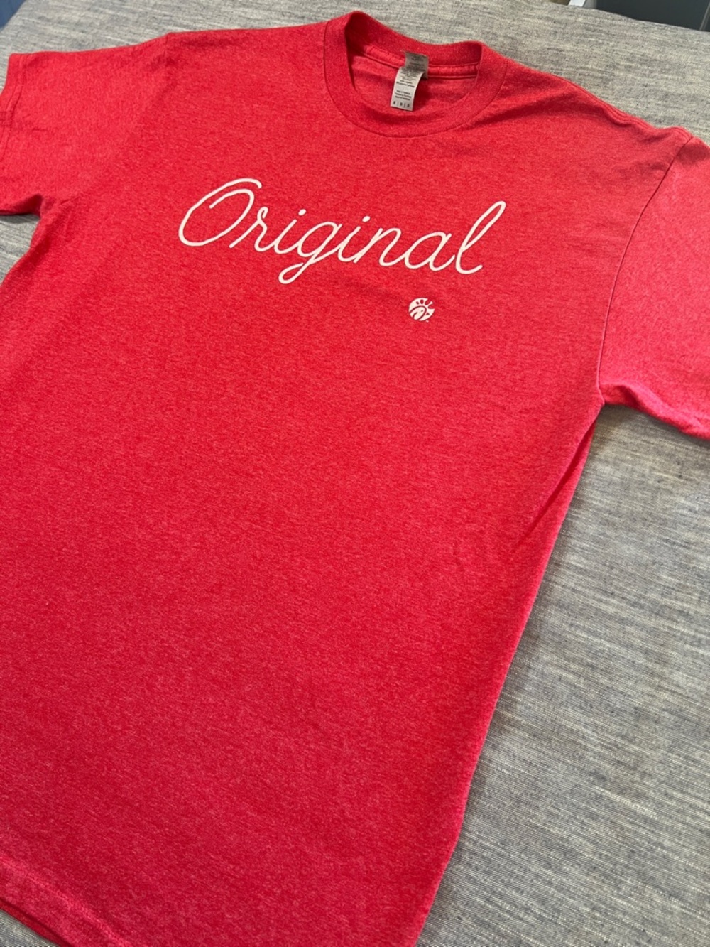 Chick Fil A Logo ORIGINAL Promotional Red T Shirt Mens Gildan Size M Casual